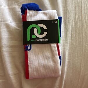 Texas flag pro compression socks S/M NWT